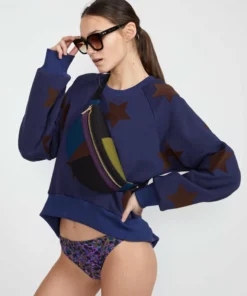 Cynthia Rowley Neoprene Colorblock Belt Bag