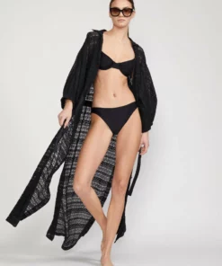 Cynthia Rowley Sirena Lace Drawstring Coverup Surf & Swim