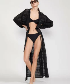 Cynthia Rowley Sirena Lace Drawstring Coverup Surf & Swim