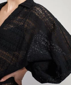 Cynthia Rowley Sirena Lace Drawstring Coverup Surf & Swim