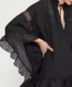 Cynthia Rowley Skyler Lace Trim Kaftan