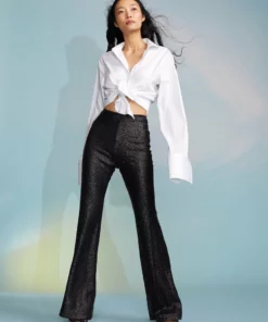 Cynthia Rowley Bottoms Sequin Trousers