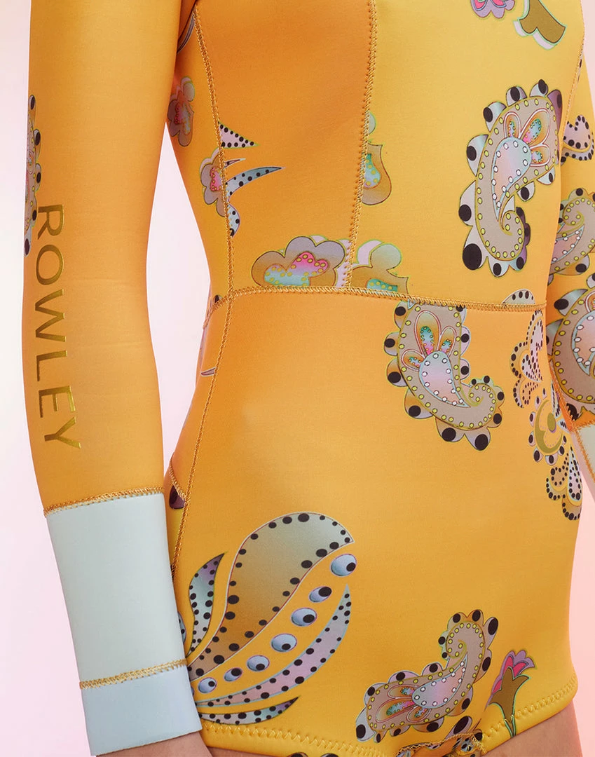 Cynthia Rowley Surf & Swim Sunrise Paisley Wetsuit 5 Cynthia Rowley Surf & Swim Sunrise Paisley Wetsuit