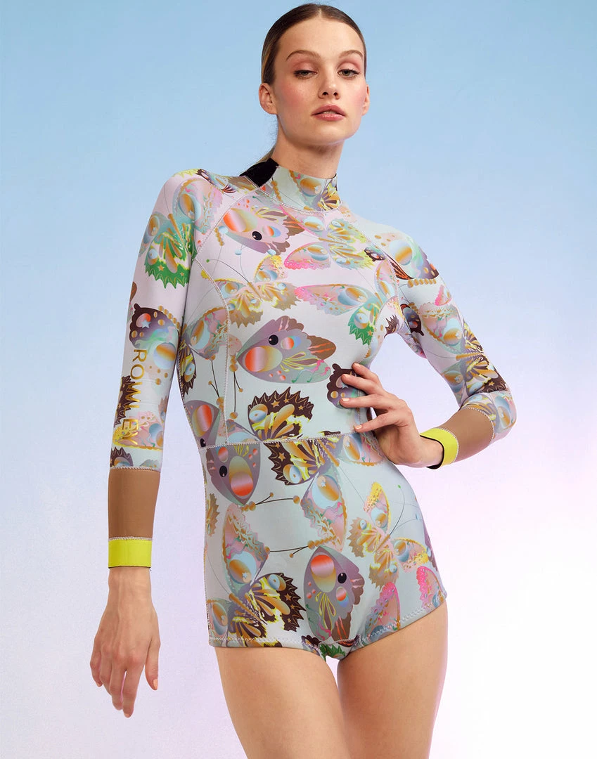 Cynthia Rowley Sunrise Paisley Wetsuit Surf & Swim 3 Cynthia Rowley Sunrise Paisley Wetsuit Surf & Swim