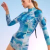 Cynthia Rowley Surf & Swim Watercamo Wetsuit