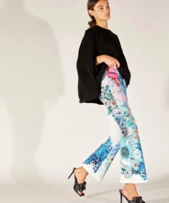 Cynthia Rowley Cropped Bonded Pants Bottoms