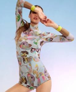 Cynthia Rowley Sunrise Paisley Wetsuit Surf & Swim