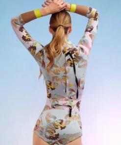 Cynthia Rowley Sunrise Paisley Wetsuit Surf & Swim 12 Cynthia Rowley Sunrise Paisley Wetsuit Surf & Swim