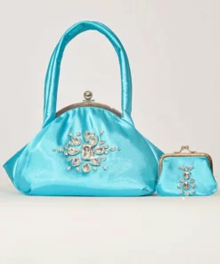 Cynthia Rowley Accessories & Gifts Satin Rhinestone Shoulder Bag
