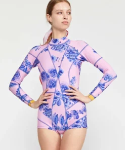 Cynthia Rowley Surf & Swim Bowie Floral Wetsuit