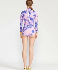 Cynthia Rowley Surf & Swim Bowie Floral Wetsuit 8 Cynthia Rowley Surf & Swim Bowie Floral Wetsuit