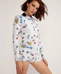 Cynthia Rowley Garden Floral High Tide Wetsuit Surf & Swim