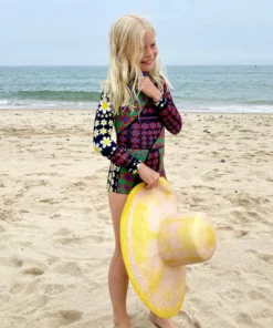 Cynthia Rowley Surf & Swim Mia Daisy Patchwork Kids Wetsuit 7 Cynthia Rowley Surf & Swim Mia Daisy Patchwork Kids Wetsuit