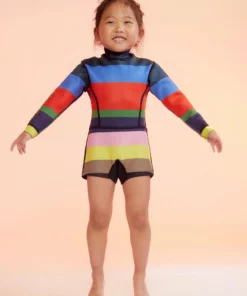 Cynthia Rowley Kids Stripe Wetsuit Surf & Swim