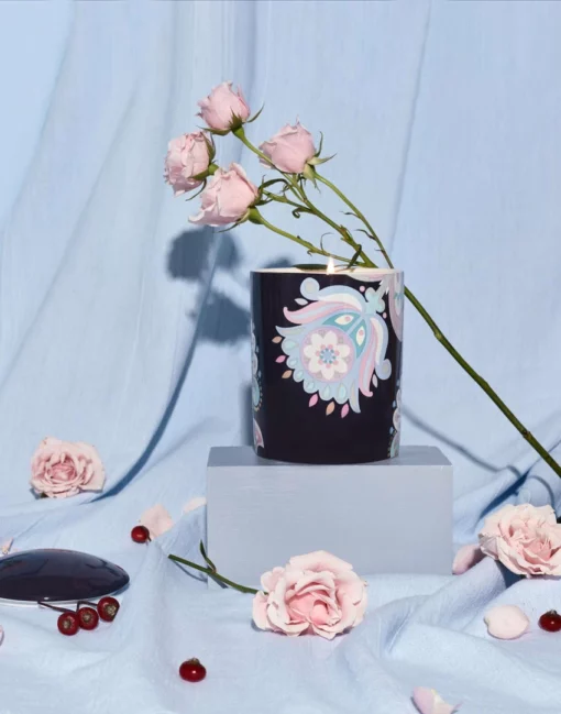 Cynthia Rowley Home Moonflower Ceramic Jar Candle