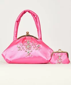 Cynthia Rowley Accessories & Gifts Satin Rhinestone Shoulder Bag