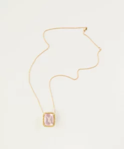Cynthia Rowley Accessories & Gifts Rose Quartz And Peridot Pendant