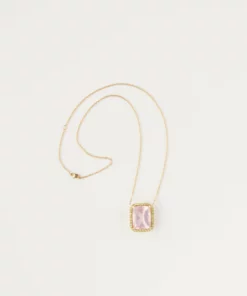 Cynthia Rowley Accessories & Gifts Rose Quartz And Peridot Pendant