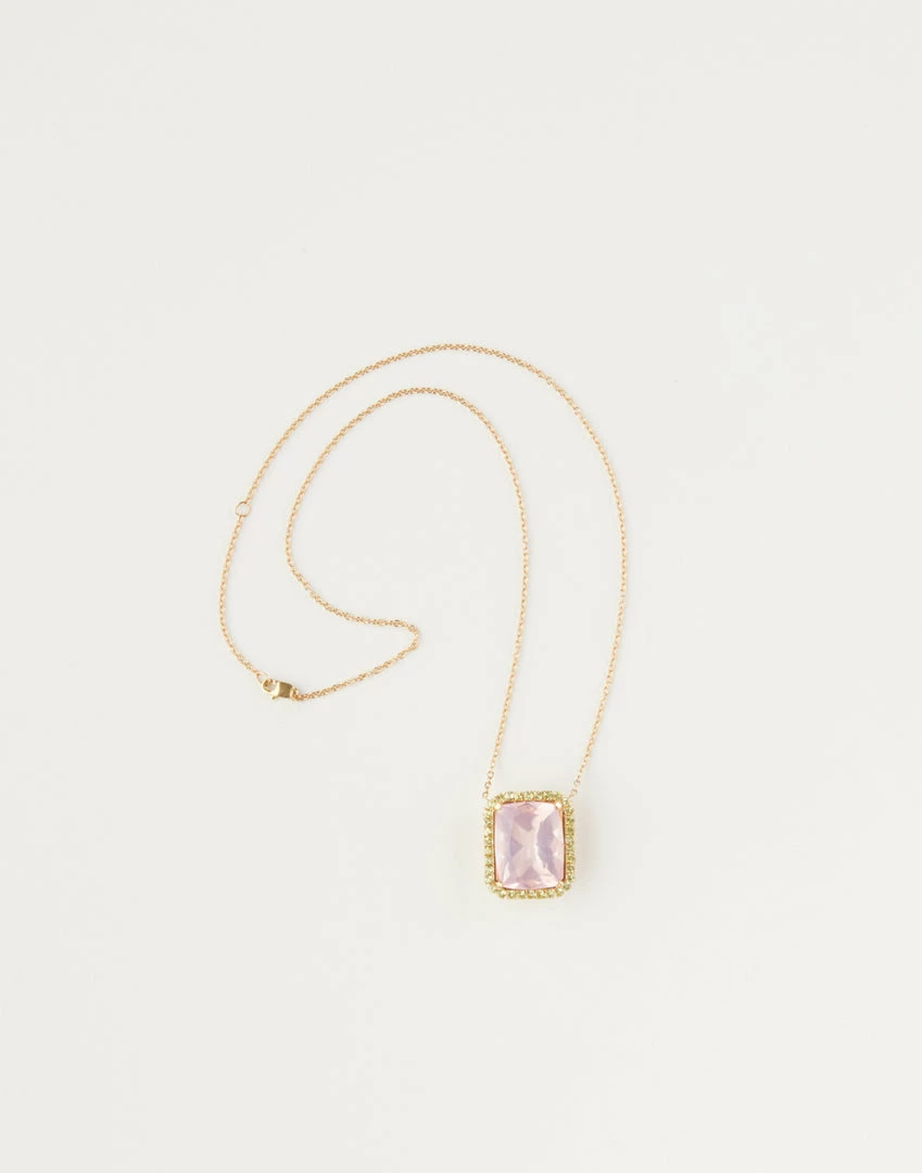 Cynthia Rowley Accessories & Gifts Rose Quartz And Peridot Pendant 2 Cynthia Rowley Accessories & Gifts Rose Quartz And Peridot Pendant