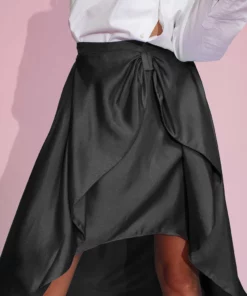 Cynthia Rowley Silk Bow Skirt