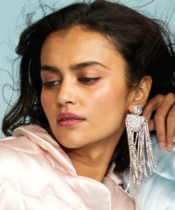 Cynthia Rowley Accessories & Gifts Chandelier Rhinestone Earrings