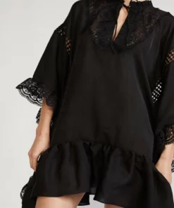 Cynthia Rowley Skyler Lace Trim Kaftan
