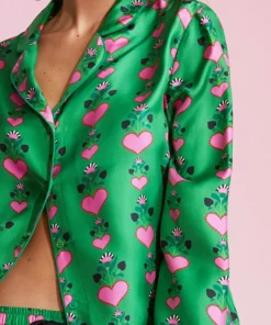 Cynthia Rowley Silk Pajama Shirt