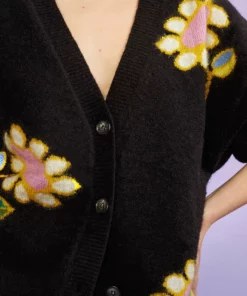 Cynthia Rowley Tops Intarsia Cardigan