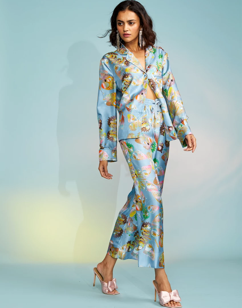 Cynthia Rowley Silk Pajama Pant Bottoms 1 Cynthia Rowley Silk Pajama Pant Bottoms