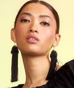 Cynthia Rowley Beaded Tassel Earring