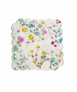 Cynthia Rowley Scallop Embroidered Edge Cocktail Napkin Home