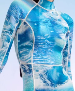 Cynthia Rowley Surf & Swim Watercamo Wetsuit