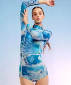 Cynthia Rowley Surf & Swim Watercamo Wetsuit