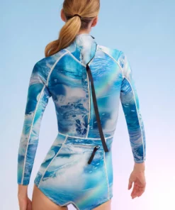 Cynthia Rowley Surf & Swim Watercamo Wetsuit