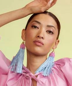 Cynthia Rowley Accessories & Gifts Beaded Tassel Earring