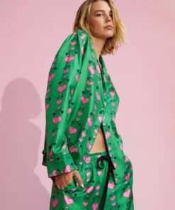 Cynthia Rowley Silk Pajama Shirt