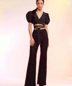 Cynthia Rowley Bottoms Lace Fit And Flare Pants