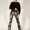 Cynthia Rowley Bottoms Bonded Fit And Flare Pant