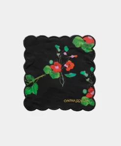 Cynthia Rowley Scallop Embroidered Edge Cocktail Napkin Home