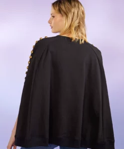 Cynthia Rowley Studded Capelet