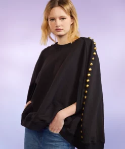 Cynthia Rowley Studded Capelet