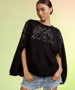Cynthia Rowley Crystal Capelet Tops