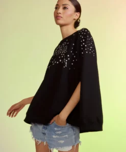 Cynthia Rowley Crystal Capelet Tops