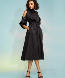 Cynthia Rowley Dresses Cold Shoulder Rhinestone Dress