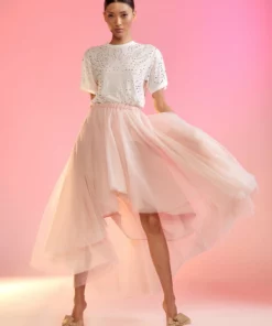 Cynthia Rowley High Low Tulle Skirt