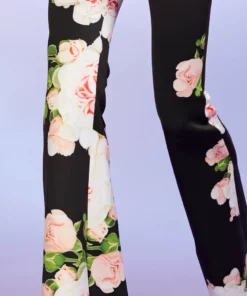 Cynthia Rowley Bonded Fit And Flare Pant Bottoms