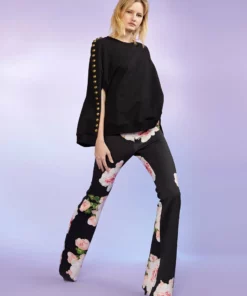 Cynthia Rowley Bonded Fit And Flare Pant Bottoms