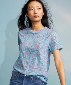 Cynthia Rowley Tops Rylan Printed Tee