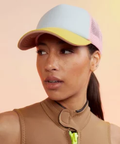 Cynthia Rowley Colorblock Trucker Hat