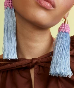 Cynthia Rowley Accessories & Gifts Beaded Tassel Earring